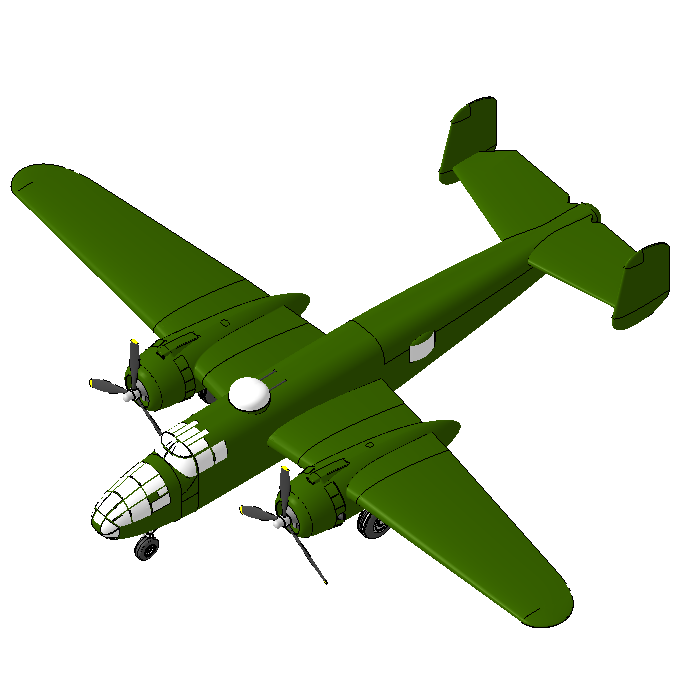 二战_美国_b25轰炸机