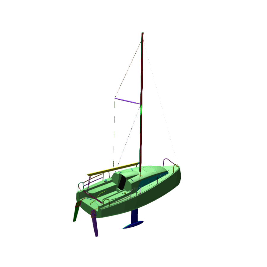 航海帆船模型