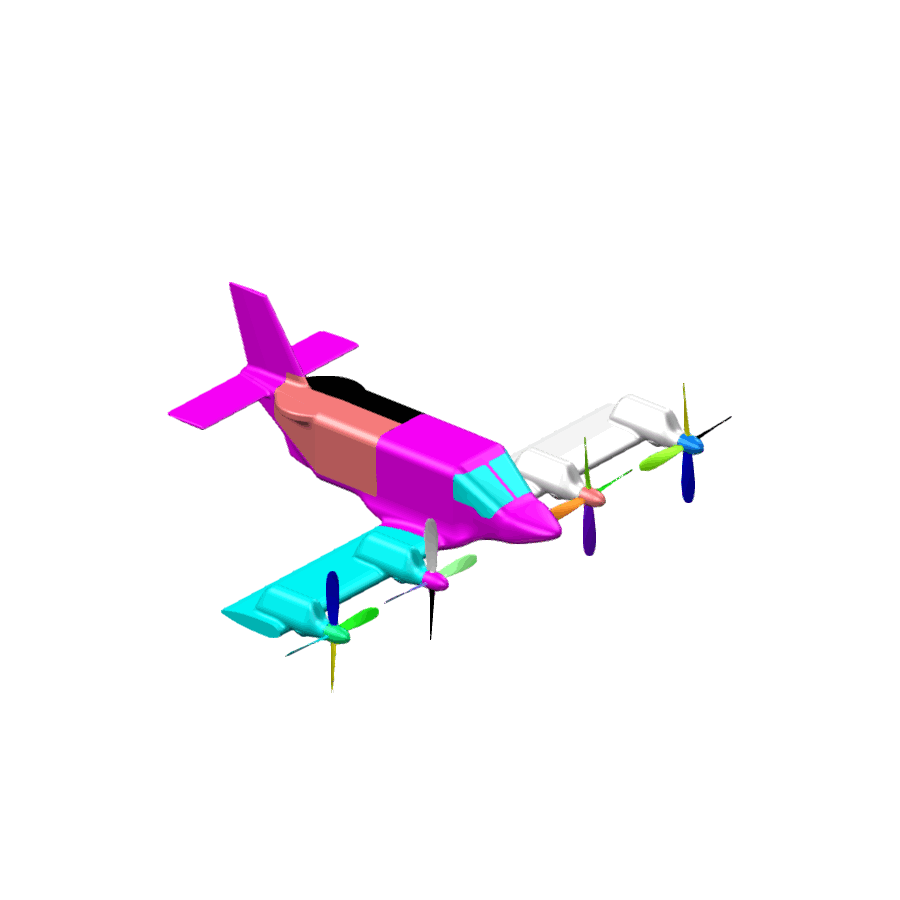 斜翼无人机设计
