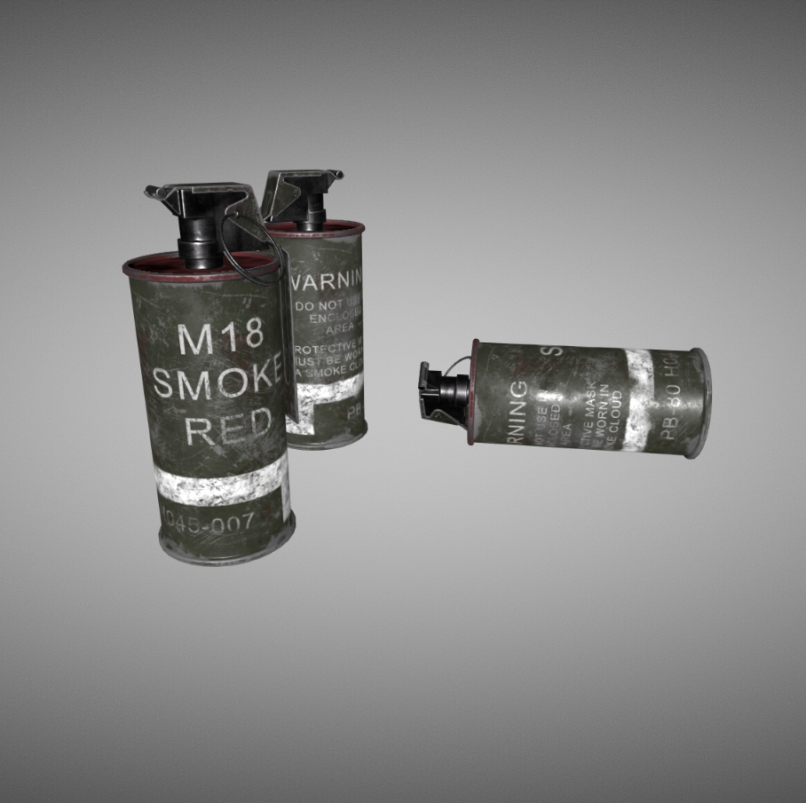 M18彩色烟雾弹是美国陆军的榴弹