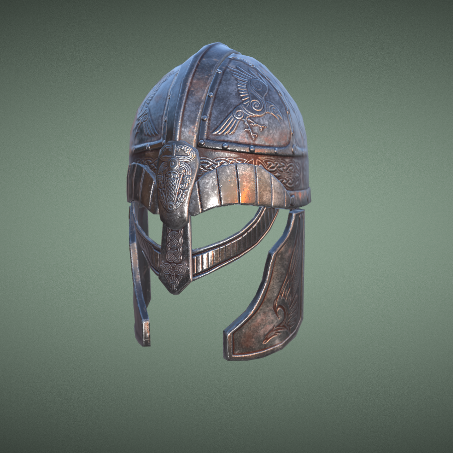 古代武士头盔02