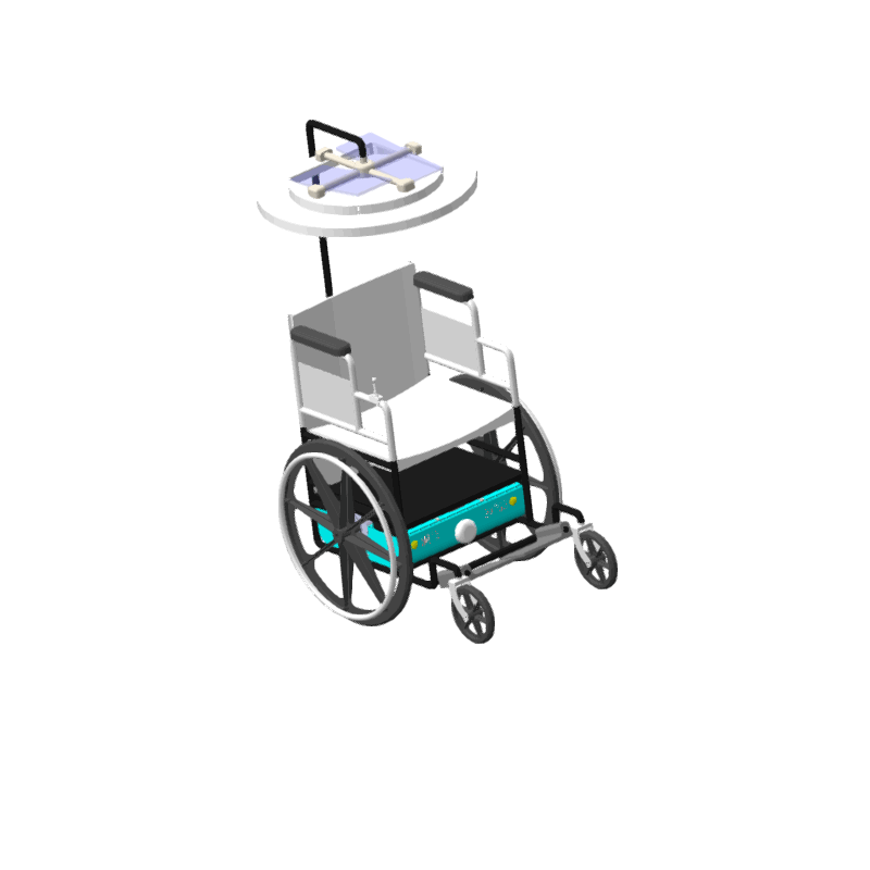 自平衡电动轮椅