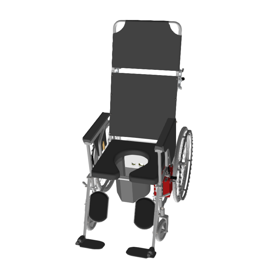 带坐便器的智能多功能轮椅