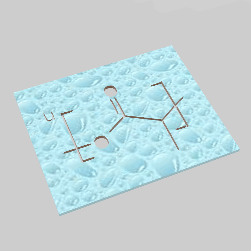 聚乳酸塑料化学结构丝模板