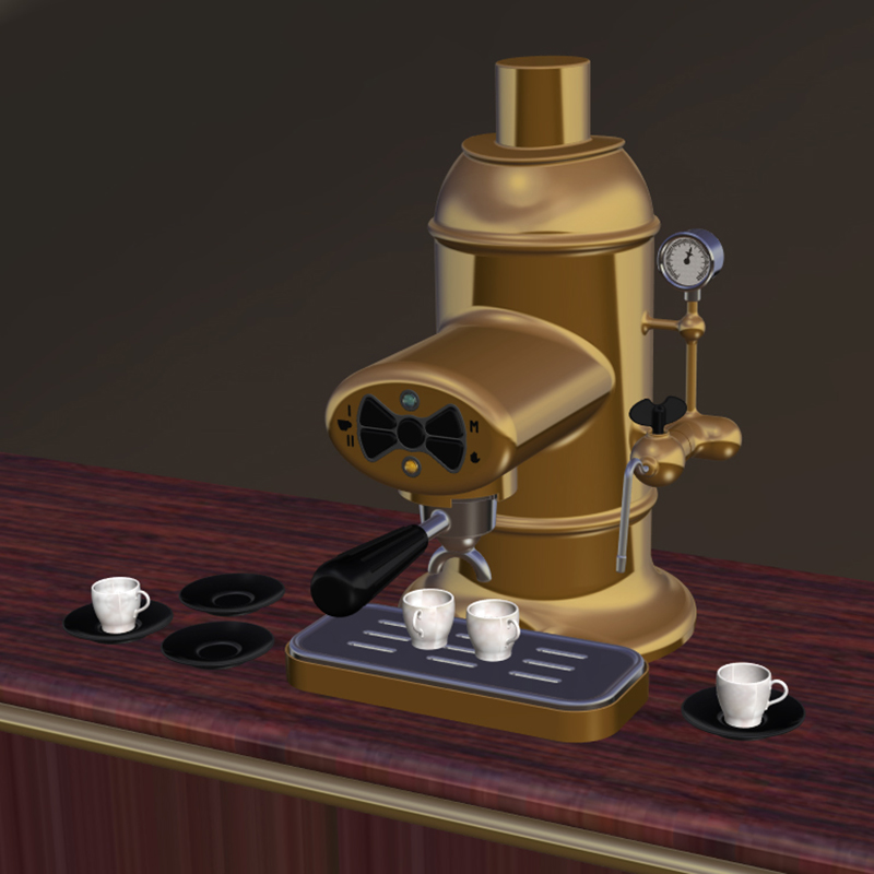 装饰艺术咖啡机