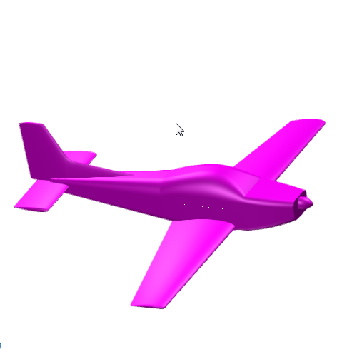 简易飞机模型