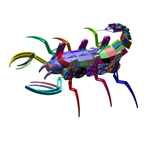 “蝎子”生物仿真模拟