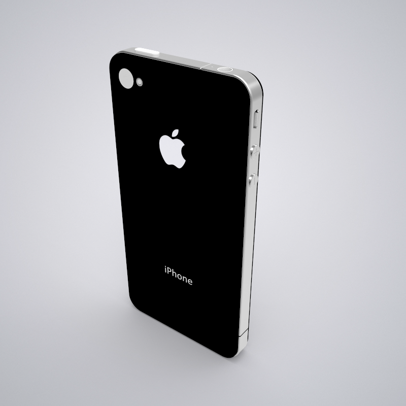 iPhone 4黑色钢琴烤漆