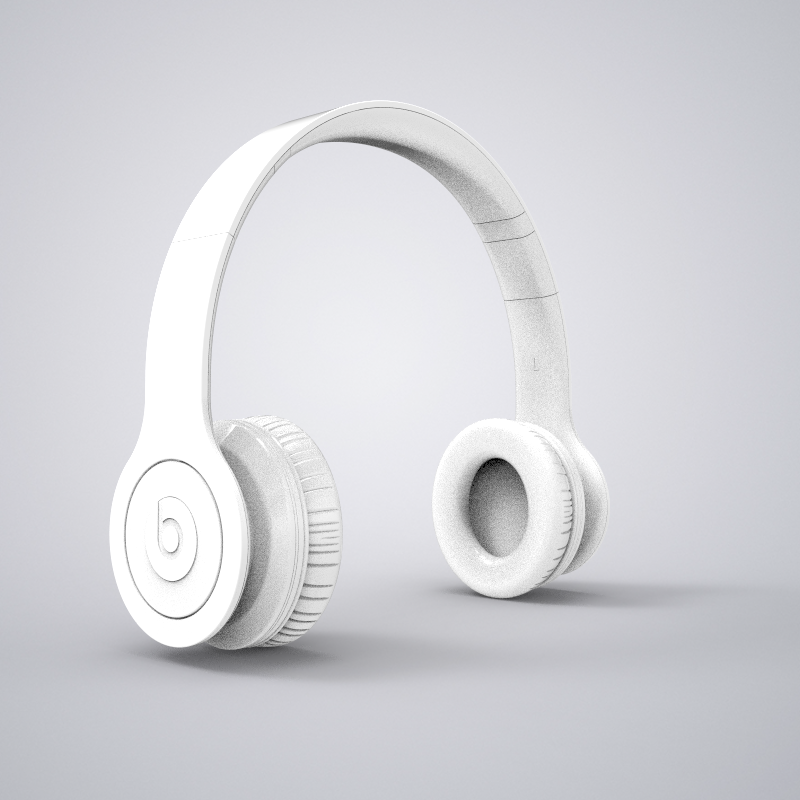 Beats头戴式耳机3D模型