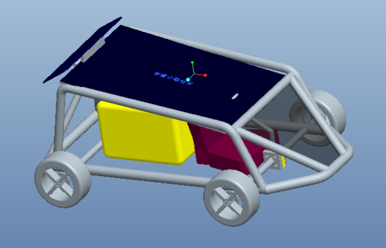 《3D软件应用设计》材料成型2000级：邓俊杰—太阳能赛车