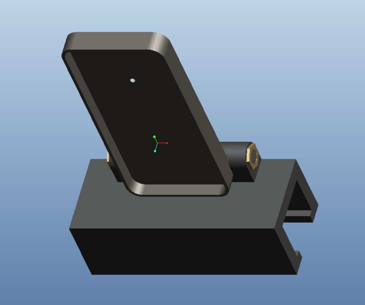 2022秋《3D软件设计应用》：高鹭辰-手机支架