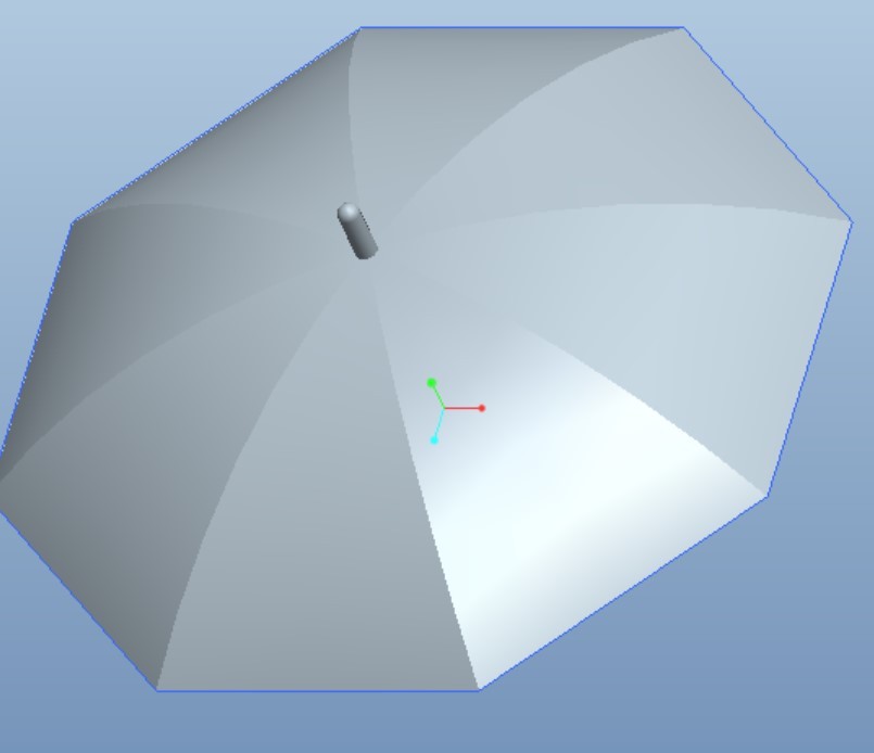 2022秋《3D设计软件应用》：廖锦荣-雨伞