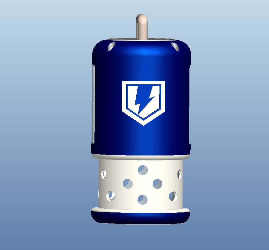 2023秋《3D设计软件应用》：王都航-护盾电池-多功能充电宝
