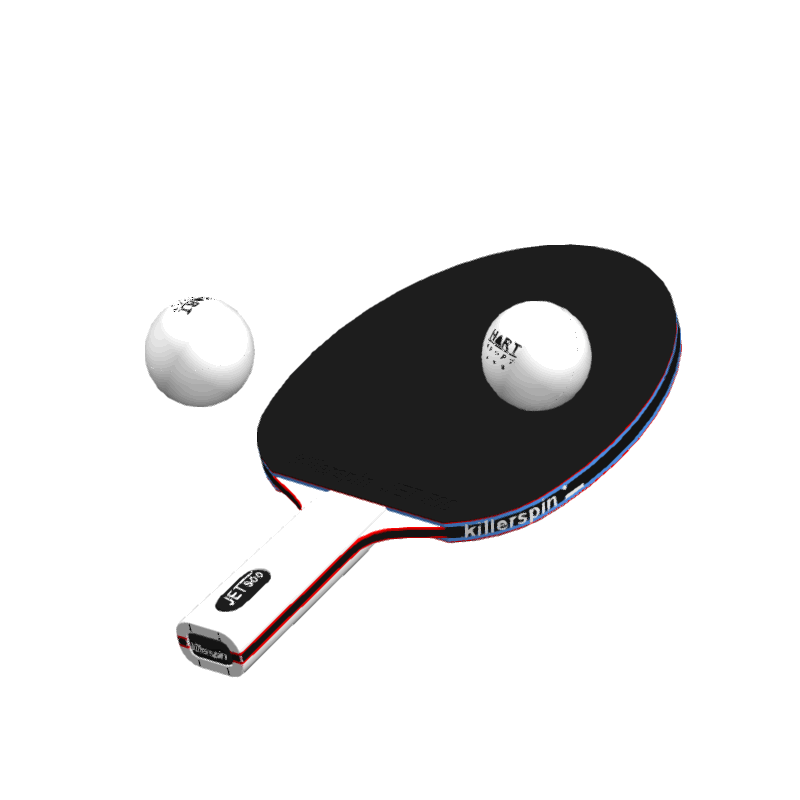 乒乓球拍设计模型