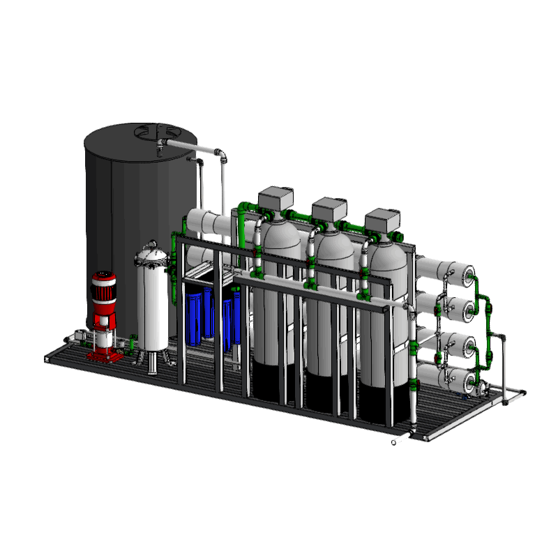 水净化系统（管道设施）设计模型