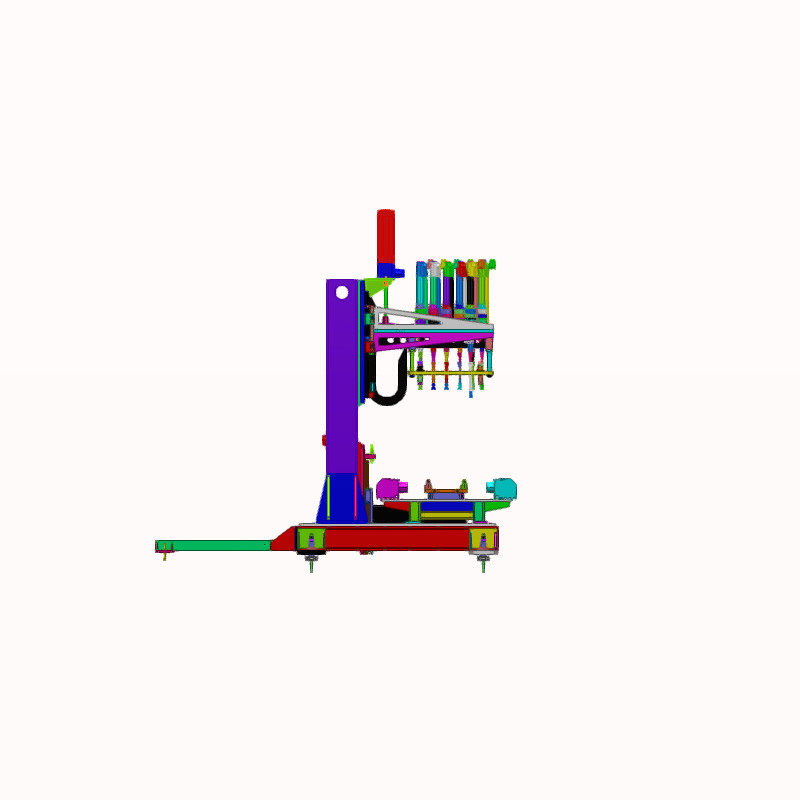 自动拧螺丝机3D数模图纸 Solidworks设计 附STP