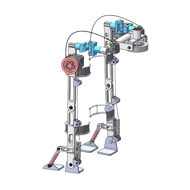 Exoskeleton V2外骨骼3D数模图纸 Solidworks设计