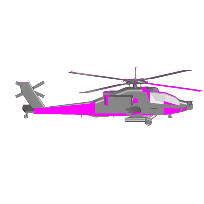 阿帕奇AH64-D直升机模型apache_ah64