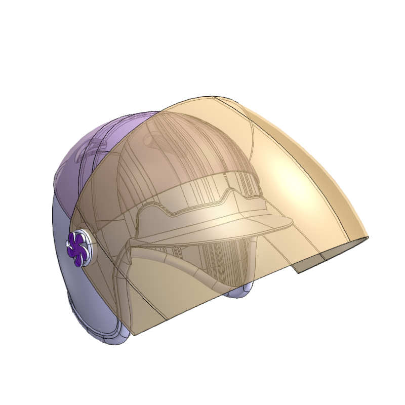 南京理工大学紫金学院-机械工程学院-3D行动者-基于逆向的儿童头盔创意设计