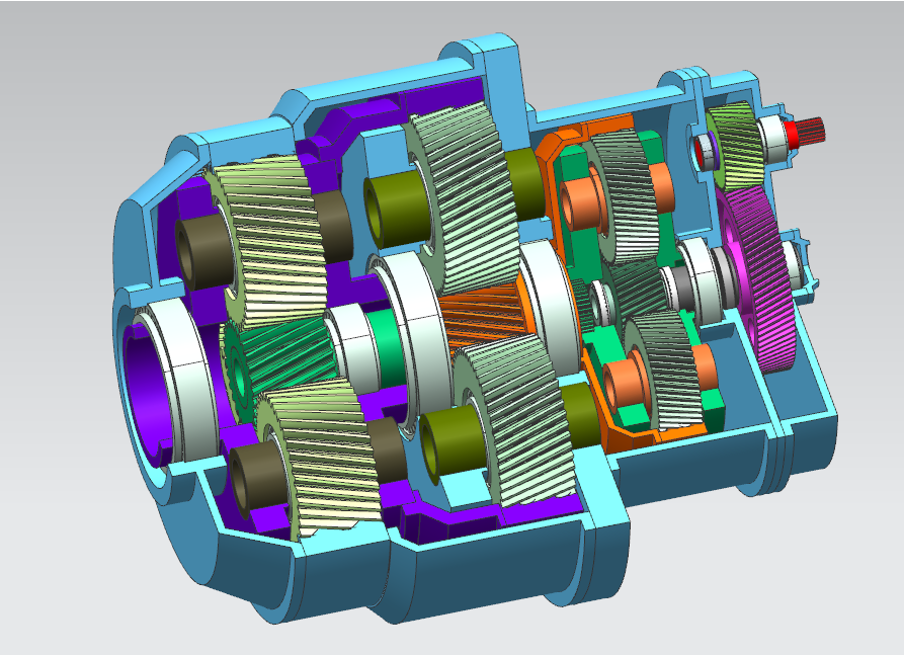 兆瓦级风电增速齿轮箱设计及动态特性分析